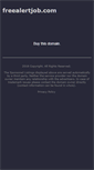 Mobile Screenshot of freealertjob.com